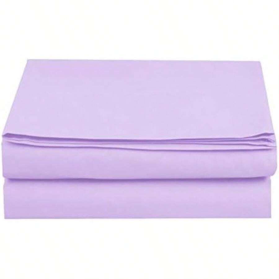 Elegant Comfort Sábana encimera, Antiarrugas, Antimanchas, 100% hipoalergénica, Tradicional, , , 1(California King Lavanda) - Multicolor - Ver 1