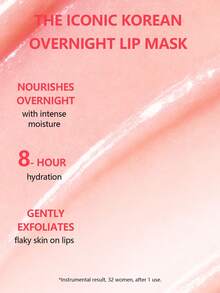 Laneige 20g Peach Scented Lip Sleeping Mask, Berry Formula, Deep Moisturizing, Repairing Dry, Flaky Lip Skin. Gently Removes Lip Exfoliation, Brightens Lip Color, Leaves Lips Soft, Smooth, And Non-Sticky. Suitable For Nighttime Use. | Korean Cosmetics, Korean Makeup - 20g - Berry - 查看 3