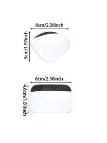 2 PCS [HD Car Mirror] 360° Adjustable High-Definition Car Wide Angle Blind Spot Rearview Mirror | Frameless Fan-Shaped Small Round Mirror, Automotive Reversing Auxiliary Mirror, Straight Lens Curvature, Suitable For All Cars - Multicolor - View 4