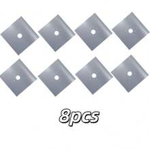 6件套可水洗燃气灶保护垫，防油、耐热，燃气灶台面保护垫，厨房用品，厨房配件，厨房工具 - 銀色 - 查看 13