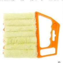 1PC 7-Tooth Blinds Cleaning Brush, Blinds Cleaner Window, Detachable Washable Dust Collector Microfiber Cleaning Cloth, Suitable For Blinds Air Conditioner Awning Siding Car Fan - 黃色 - 查看 6