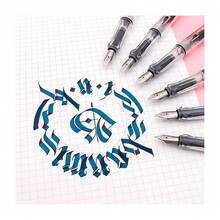 Calligraphy Fountain Pen Set, 6 Assorted Tip Sizes And Color For Art Drawing And Writing Signature - 6種尺寸和多種顏色 - 查看 7