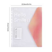 1pc A4 Waterproof Detachable Document Bag, Suitable For Office And School Use - Multicolor - View 8