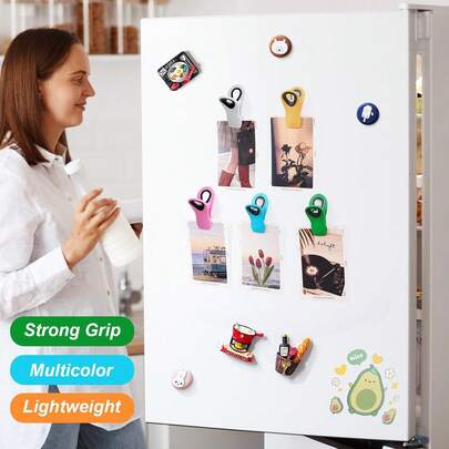 Bộ 5/3 kẹp từ tính đa năng, sáng tạo, dùng để giữ tươi đồ ăn nhẹ, chống ẩm, dùng trong nhà bếp, kẹp dán tủ lạnh, chắc chắn, chống trượt, tuyệt vời để niêm phong túi đồ ăn nhẹ/bảo quản thực phẩm khô/sắp xếp nhà bếp, bộ sản phẩm tiết kiệm, thiết yếu để giữ tươi, hoàn hảo cho Ngày của Cha/mùa khai giảng.
