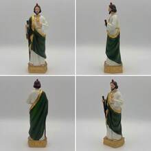 LUMIARTISAN St. Jude Thaddeus Statue - Patron Saint Of Hope & Mir Hand-Painted Resin Figurine With Gold Details, Catholic Religious Decor For Home Altar Shelf - resin - View 6