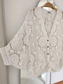 Lace Kimono - 白11 - 查看 4