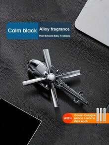 1个汽车空调出风口香氛，直升机造型固体空气清新剂，可旋转汽车空调出风口装饰 - A - 查看 14