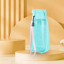 1pc Portable Dog Water Bottle - Leak-Proof Pet Water Bottle With Bowl, Suitable For Travel And Outdoor Activities - Multicolor - View 10