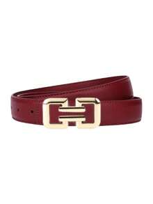 1pc Women's Smooth Buckle Waist Belt, Fashion Casual Retro Versatile High-End Niche Design, Suitable For Jeans, Skirts - Multicolor - View 4