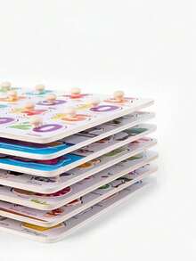 Enhanced Thematic Education Geometric Puzzle Board, A Fun And Affordable Handheld Puzzle Development Tool. This Toy Helps With Shape Matching Training And Improves Hand-Eye Coordination, Making It Very Suitable For Boys And Girls To Use During The Back-To-School Season. - Multicolor - View 5