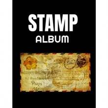 Stamp Album: Stamp Album Book Stamp album for Collectors 120 Pages - como en la foto - Ver 4