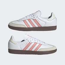 Adidas Samba Wmns Og 'White Hazy Green' Women's IH2752 | Retro Heritage Style, Timeless Silhouette - 粉色 - 查看 6