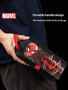 Disney 升级版大容量学生漫威蜘蛛侠文具袋，学生铅笔盒，文具收纳包，文具笔袋【双拉链】，开学季 - 彩色 - 查看 6