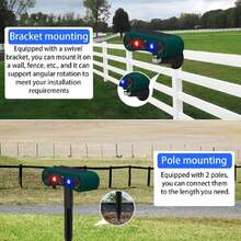 Alarma Solar Exteriores, Sensor de Movimiento, 129 DB, Luces Estroboscópicas, 4 Modos, Resistente al Agua IP65,37854095 - A - Ver 2