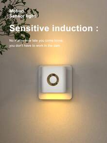 1pc Rechargeable LED Night Light, Automatically Turns On At Dusk And Off At Dawn, 4000K Soft White Light, Bright Night Light With Auto On/Off, Suitable For Adults, Kids Room, Bedroom, Bathroom, Hallway, Kitchen - Multicolor - View 6