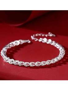 925 Sterling Silver Phoenix Tail Chain Bracelet, Minimalist & Fashionable, Suitable For Women's Daily Wear, Valentine's Day Gift