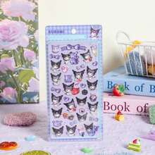 新款可爱卡通棕色小狗贴纸，适用于剪贴簿、学生文具、生日礼物、DIY贴纸 - 彩色 - 查看 8