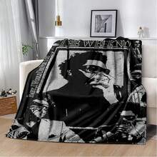 Weeknd X.O Plush Blanket – Soft Cozy Throw Bed, Sofa & Travel - 摩卡棕 - 查看 3