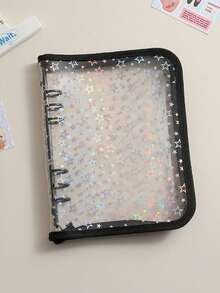 A5 Sticker Collection & Organization Binder Set, Large Capacity PU Leather Transparent Sticker Album With Zipper, Double-Sided Storage, Suitable For Diaries, Scrapbooks, Planners, Etc. - Multicolor - View 9