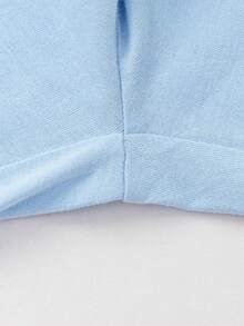 Balabala Unisex Home Pants, Soft Comfortable Fabric, Universal Fit, Relaxed Summer Loungewear - Lake Blue - View 4