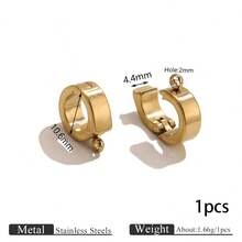 1/2 piezas Conector chapado en oro Abrazadera con bisagra de acero inoxidable Accesorios para hacer joyas DIY Pulseras Collares Dijes - Multicolor - Ver 9