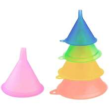Juego de Embudos de Plástico, 5 piezas Embudos de colores Arcoíris Embudos de cocina casera 67 mm, 83 mm, 98 mm, 110 mm y 125 mm,38957516 - A - Ver 1