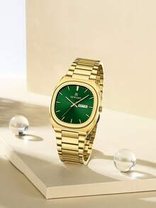 REWARD Men's Quartz Watch Business Fashion Style Timing Calendar Luminous Hands Multi-Functional Men Wristwatch High Quality Gift Classic Design Stainless Steel Watch Band - Silver - View 11