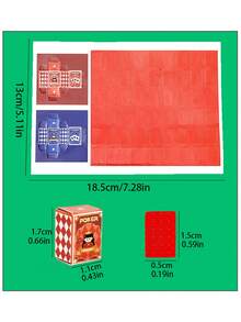 54pcs/Set Creative & Unique Mini Playing Cards Party Game Set. Innovative Mini Playing Card Design, Portable For Outdoor Use, Fun And Compact. Suitable For Multiple Players, Entertaining Card Games, Also An Ideal Choice For Birthday Celebrations. Applicable For New Year, Valentine's Day, Party Gatherings, Party Favors And Various Party Events. - Multicolor - View 3