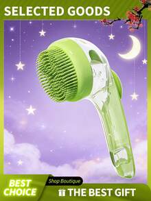 1pc Dog Bathing Brush, Dog Shampoo Brush, Cat Shampoo Brush, Dog Grooming Brush, Dog Deshedding Brush, Puppy Brush, Puppy Grooming Brush, Cat Bathing Brush - Multicolor - View 7