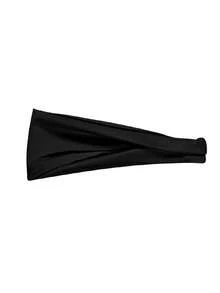 1pc Sports Headband,Sweat-Absorption & Non-Slip Hair Band,Breathable Running Fitness Turban For Women Men - 黑色 - 查看 12