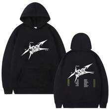 sweat-shirt à capuche pour hommes et femmes de la tournée en direct P1Harmony Live Tour 2025, mode Kpop, sweat-shirt à capuche, unisexe, pull oversize casual - Gris pâle - Voir 9