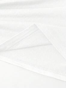 2026新款狐狸阴阳衬衫、日月T恤、女巫森林T恤、神秘动物印花衬衫、暗黑学院风自然美学大码女式圆领T恤 - 白色 - 查看 4