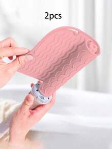 1pc Heat Styling Tool Mat, Universal Size For Straightener And Curler, Heat Resistant Pad For Storage And Travel, Heat Styling Tool Mat, Heat Resistant Silicone Styling Pad Storage Insulation Mat For Hair Styling Tools - Curler And Straightener Brush Pad, Use This Commercial Silicone Heat Resistant Mat To Protect Your Hair Styling Tools - Multicolor - View 18