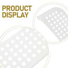 ASDF-Hemobllo Replacement Backrest For Kitchen Chair Plástico Resistente Soporte Estético para Sillas de Comedor Repuesto Fácil de Instalar para Uso Diario y Oficina - Blanco - Ver 4