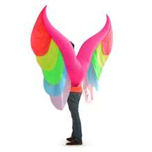 1pc Inflatable Angel Wings Costume, Unisex - Full Body Heart-Themed Fancy Dress, Suitable For Halloween, Carnival, Christmas And Various Events/Parties