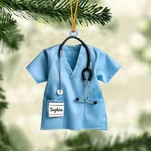 1 pieza Llavero personalizado con nombre de enfermera, llavero de enfermera personalizado, llavero personalizado, llavero de personal médico, llavero de enfermera, regalo para futura enfermera, estudiante de enfermería, escuela de enfermería, llavero de enfermera registrada, llavero de enfermería, colores vibrantes, adorable y encantador - Llavero de ropa de enfermera - Ver 2