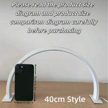 1pc Portable Crescent Shape LED Nail Lamp, White/Pink/Black With Push Button Control-USB Plug, For Manicure, Eyelash Extension, Tattooing And Skin Care, Also Can Be Used For Salon Table Lighting. - USB Plug - View 8