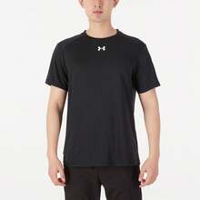 UNDER ARMOUR 运动针织短袖T恤 21500513-001 - 黑色 - 查看 1