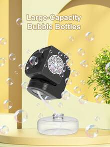 Automatic Bubble Machine For Kids - Adjustable Angle - One-Button Start, Multiple Bubble Outlets - Suitable For Outdoor Play, Gatherings, Parties - Bubble Blowing Prop - Toys For Boys And Girls - Holiday Gift (Batteries Not Included - Local Bubble Solution Included) - Multicolor - View 8