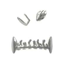 1 Set Unique Flame Design Tooth Grillz, Unisex Everyday/Party Accessories - Multicolor - View 4