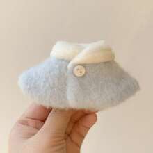 10cm Doll Clothes For Autumn/Winter, Miniature Doll DIY Outfit Includes Cape And Dress - Multicolor - View 10