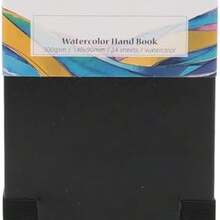 TYTOGE Diario de Acuarela, 24 Hojas, 300 g/m, Papel Grueso, Cubierta de Cuero PU, Porttil para Viajes y Al Aire Libre - en-dq22006 - Ver 7