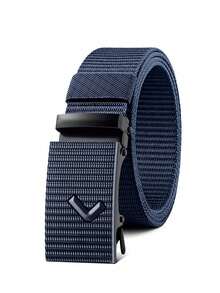 1pc Multi-Purpose Canvas Nylon Tactical Belt, Webbing Waistband For Men Youth Teens, Suitable For Outdoor Athletic Casual Daily, Graduation Birthday Autumn Winter Gifts - Multicolor - View 8