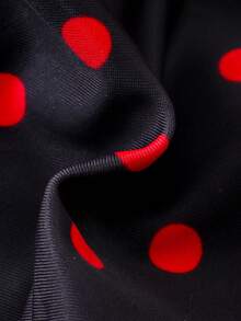 Floral Print Spaghetti Strap Backless Bikini Set, Sexy European Style Vacation Beach Summer - Red - View 6