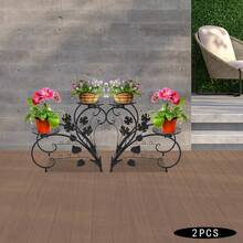 YUNRUX Soporte/Cesta para plantas y flores - Negro - Ver 11