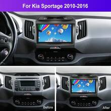 [4+64GB] Android 15 Car Radio For Kia Sportage 2010-2016 With Wireless Carplay Android Auto, 9 Inch HD Touchscreen Car Stereo With WiFi GPS Bluetooth FM USB SWC MIC - A - View 2