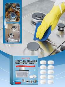 1片/237毫升 除油泡腾片，厨房清洁剂，除油剂，轻松清洁，去除油渍，喷雾，清洁片，馈赠亲友佳品，随机发货（新旧型号不限） - 彩色 - 查看 2