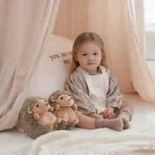 1pc Hedgehog Plush Toys, Cute Little Hedgehog Simulation Figurines, Simulation Hedgehog Decorative Ornaments, Gifts For Boys And Girls - Multicolor - View 10