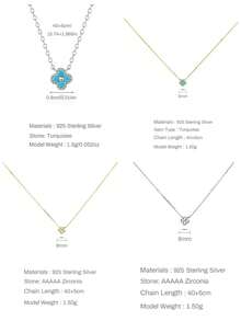 1Pc Four-Leaf Clover Necklace Fashion Versatile Lucky Clover Jewelry Suitable For Women As Valentine's Day Mother's Day Gift