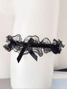 (نمط الدانتيل العشوائي) 1 قطعة من الحزام الأنيق من الدانتيل، مع فيونكة، سلسلة الفخذ العرائسية، حلقة الساق المرنة، شريط الساق، حزام الساق، إكسسوار الموضة النسائية، حفلة الزفاف، الحفلات الرسمية، ملابس داخلية عرائسية، فستان، زينة التنورة، هدية مثالية للوصيفة، مناسبة لحفلة الزفاف، الحفلات الرسمية - متعدد الألوان - مشاهدة 12